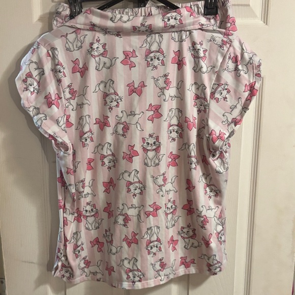 Disney Pink and White Cat Pajama Set - Picture 5 of 10